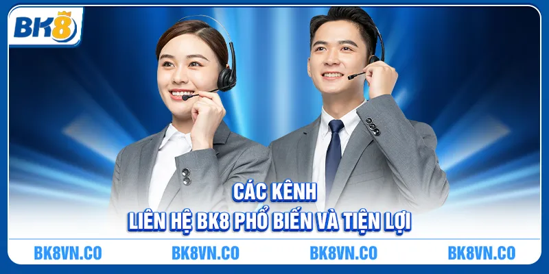 Các kênh liên hệ BK8 phổ biến và tiện lợi