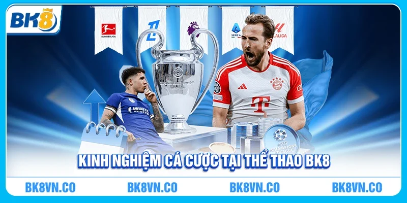 Kinh nghiệm cá cược tại thể thao BK8