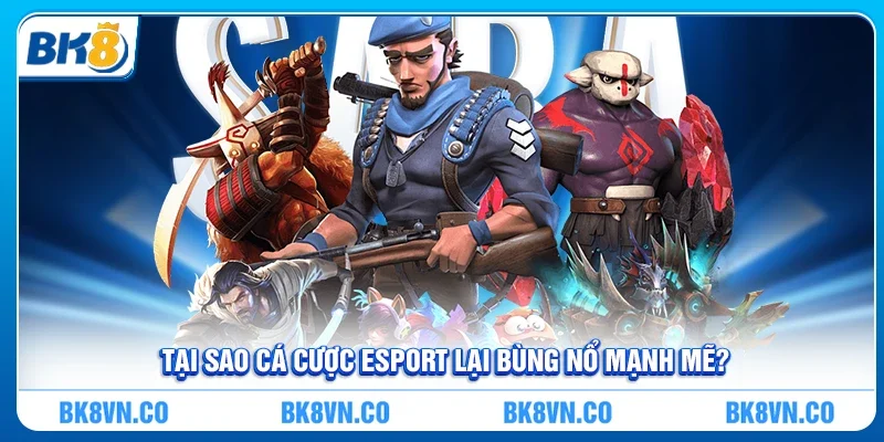 Cá cược esport - Xu hướng giải trí trực tuyến đầy hấp dẫn